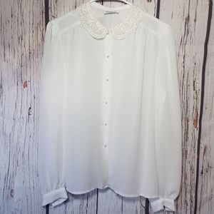 Vintage Jamboree New York Union Made Sheer Blouse